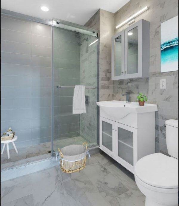 991 Ocean Avenue Bathroom Sliding Door Shower